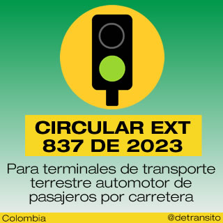 La Circular Externa 837 de 2023 da lineamientos para las terminales de transporte y los operadores del programa de seguridad.