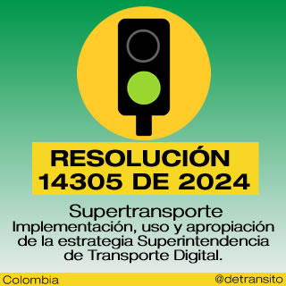 La Resolución 12173 de 2024 establece la implementación, uso y apropiación de la estrategia Superintendencia de Transporte Digital.